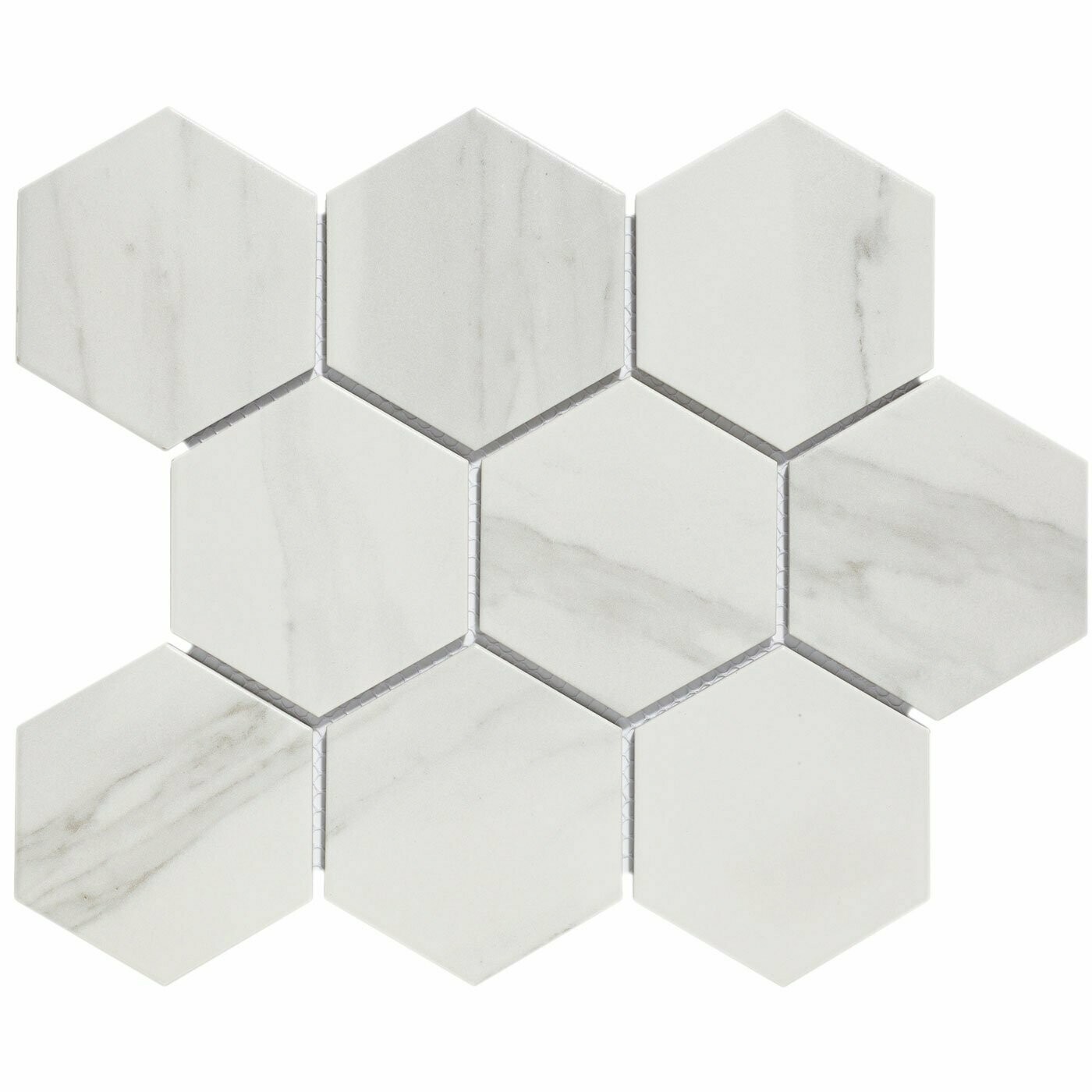Carrara Hex Blanco Matt 95x110mm Mosaic Carrara Hex Blanco Matt 95x110mm Mosaic