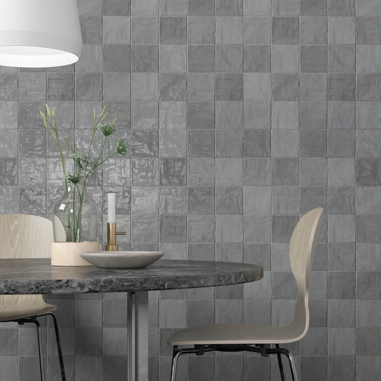 Lyon Grey Gloss 100x100