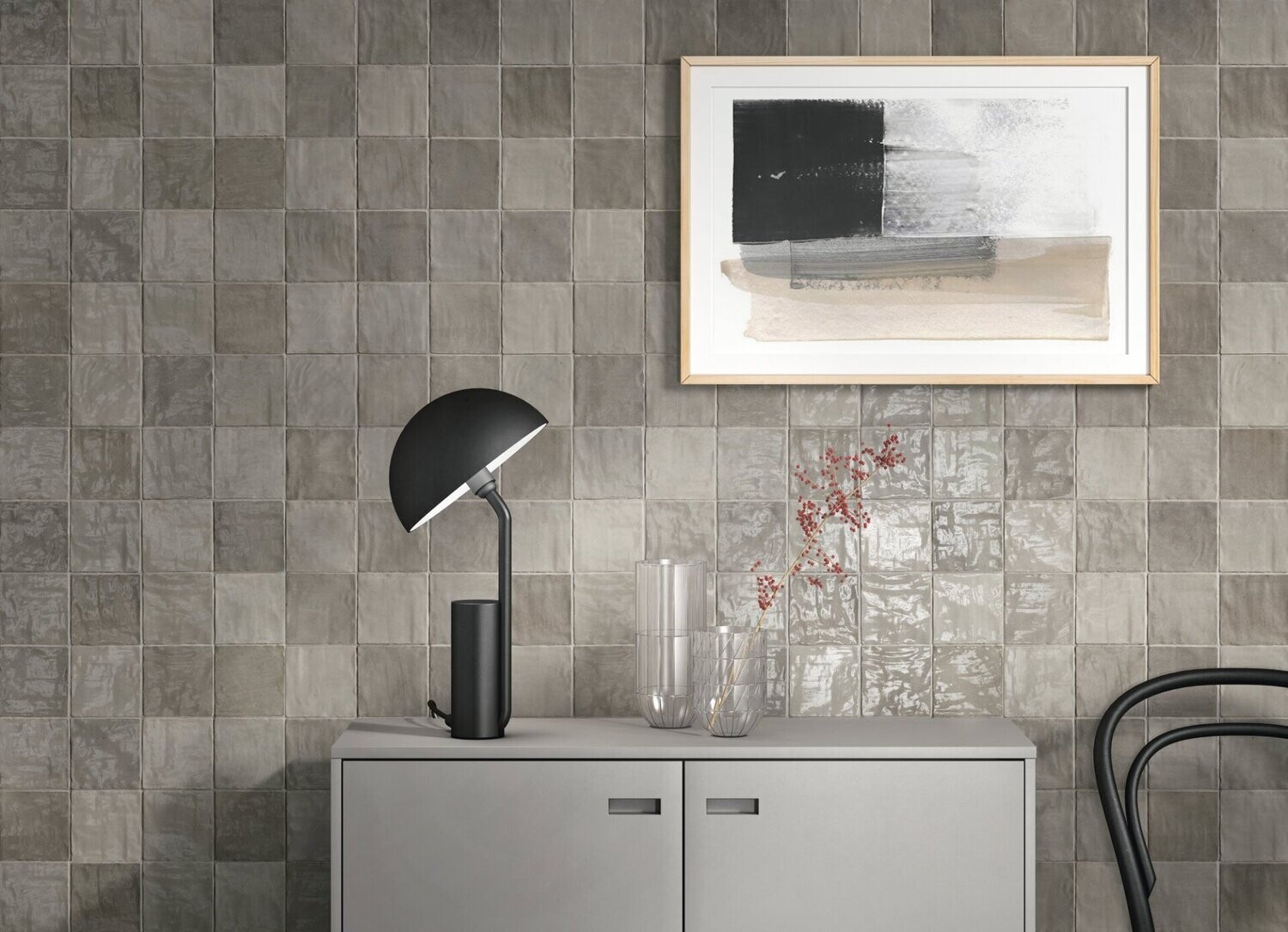 Lyon Grey Gloss 100x100