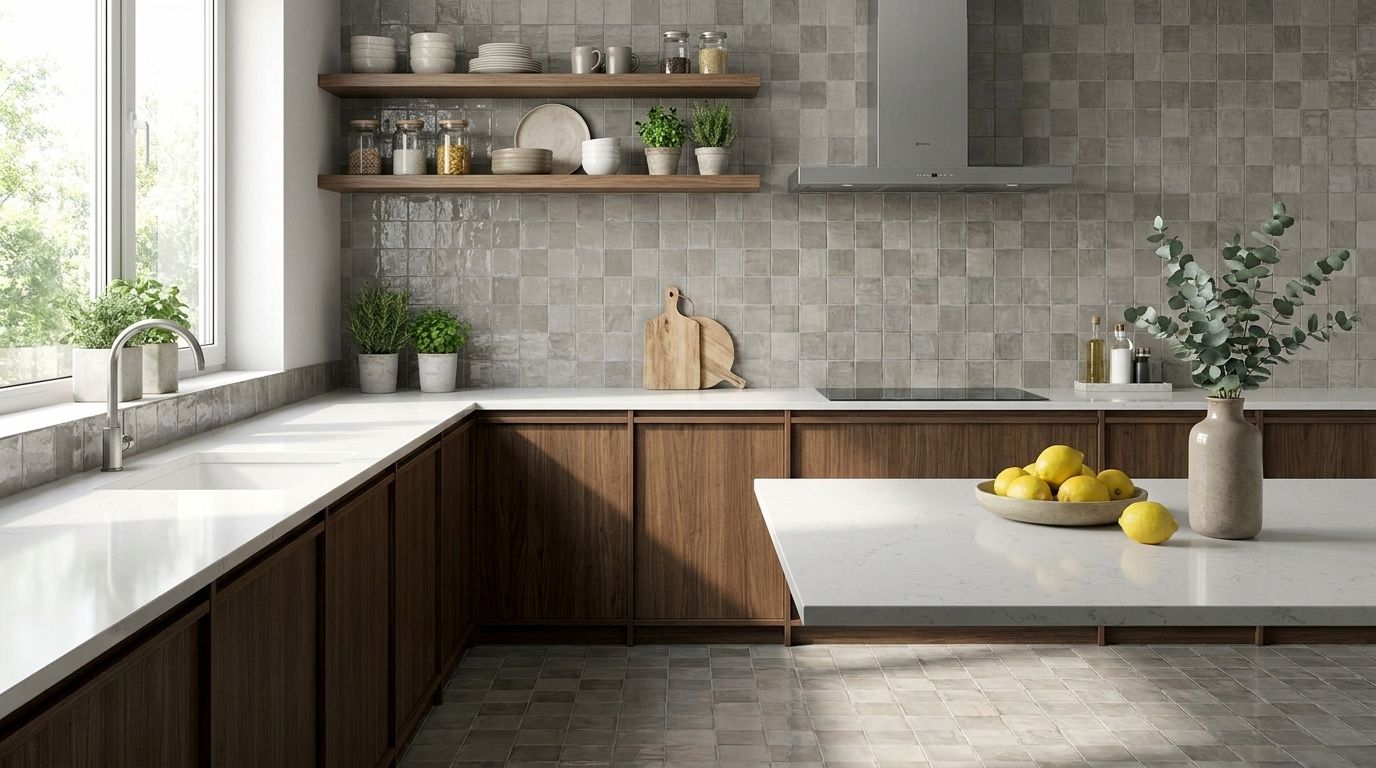 Lyon Grey Gloss 100x100