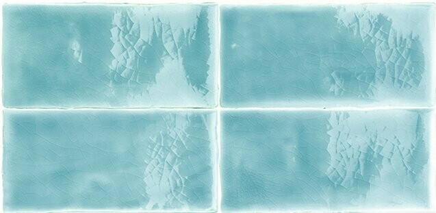 Faro Sky Blue Craquel Gloss 130x65