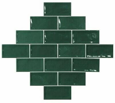 Soho Green 150x75 Gloss