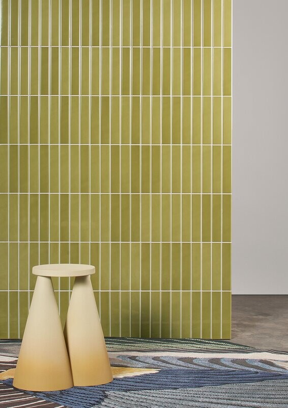 Metro Tones Lime Matt 250x50