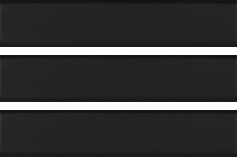 Metro Tones Black Matt 250x50