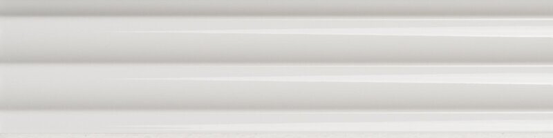 Fluted Blanco Corrugated Gloss 300x75