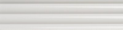 Fluted Blanco Corrugated Gloss 300x75
