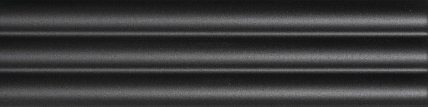 Fluted Black Curved Matt 300x75 Fluted Black Curved Matt 300x75