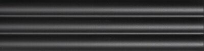 Fluted Black Curved Matt 300x75
