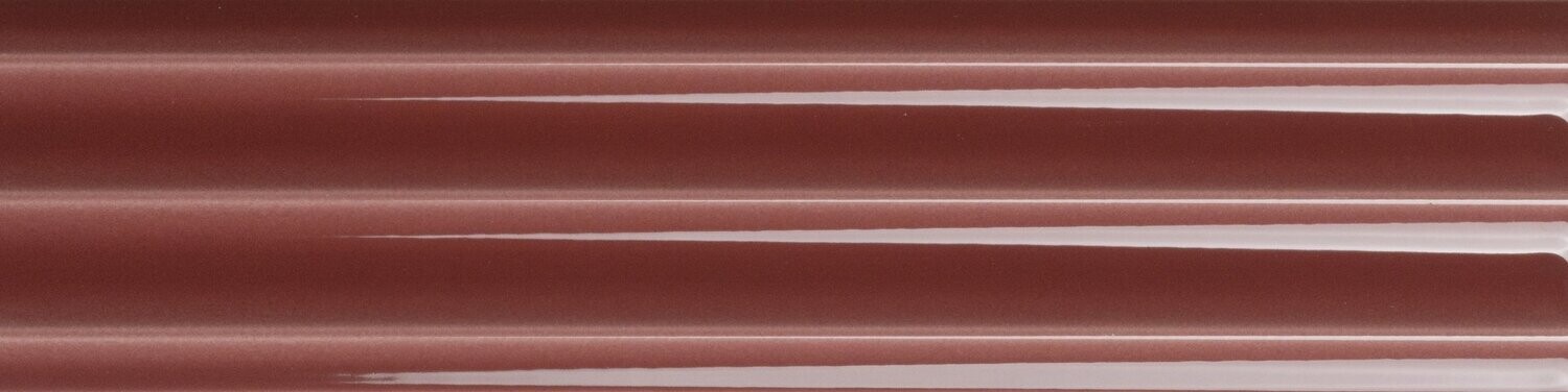 Fluted Red Corrugated Gloss 300x75