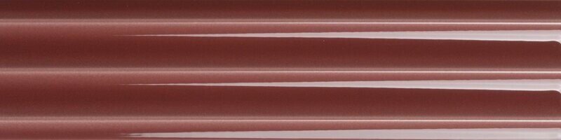 Fluted Red Corrugated Gloss 300x75