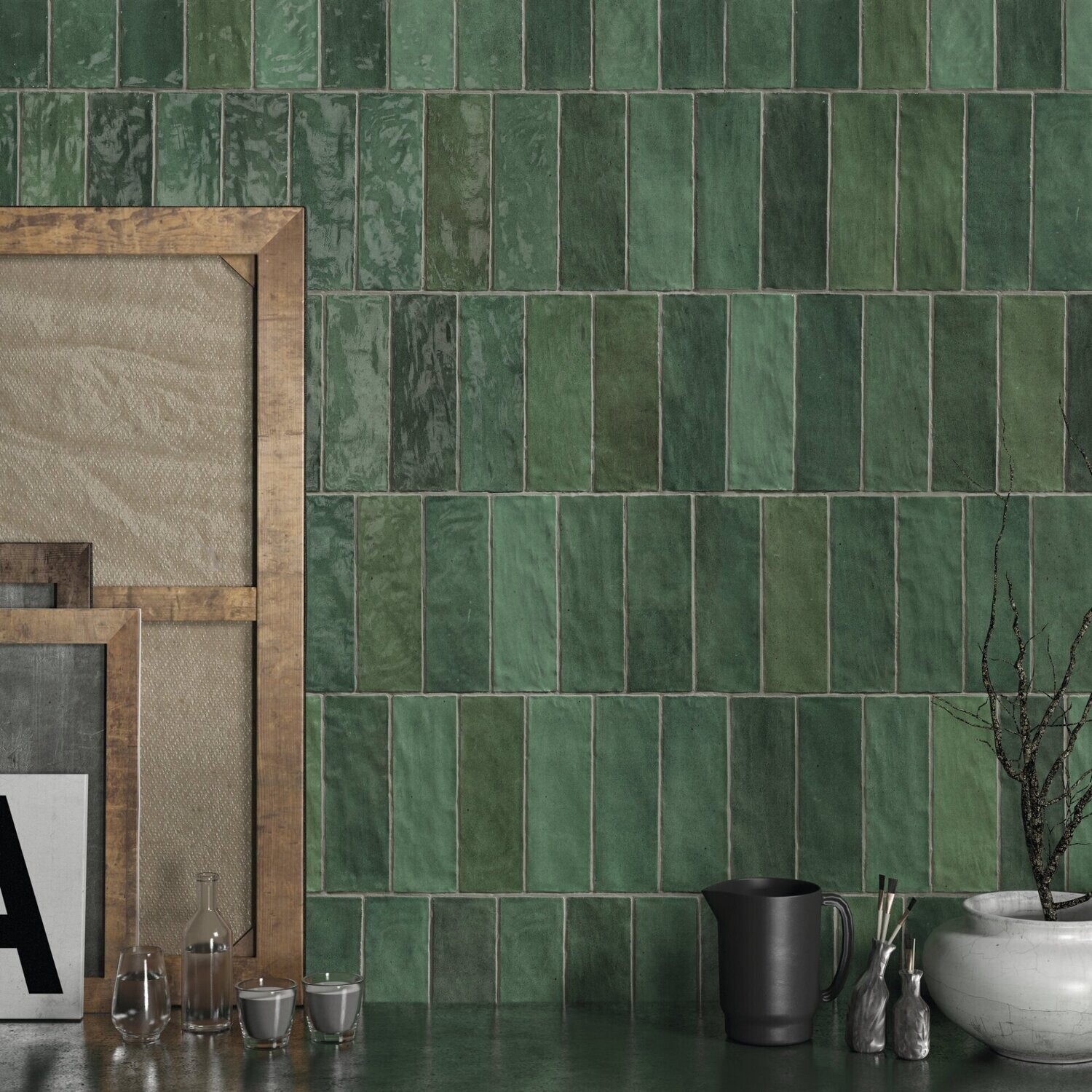 Lyon Green Gloss 200x65