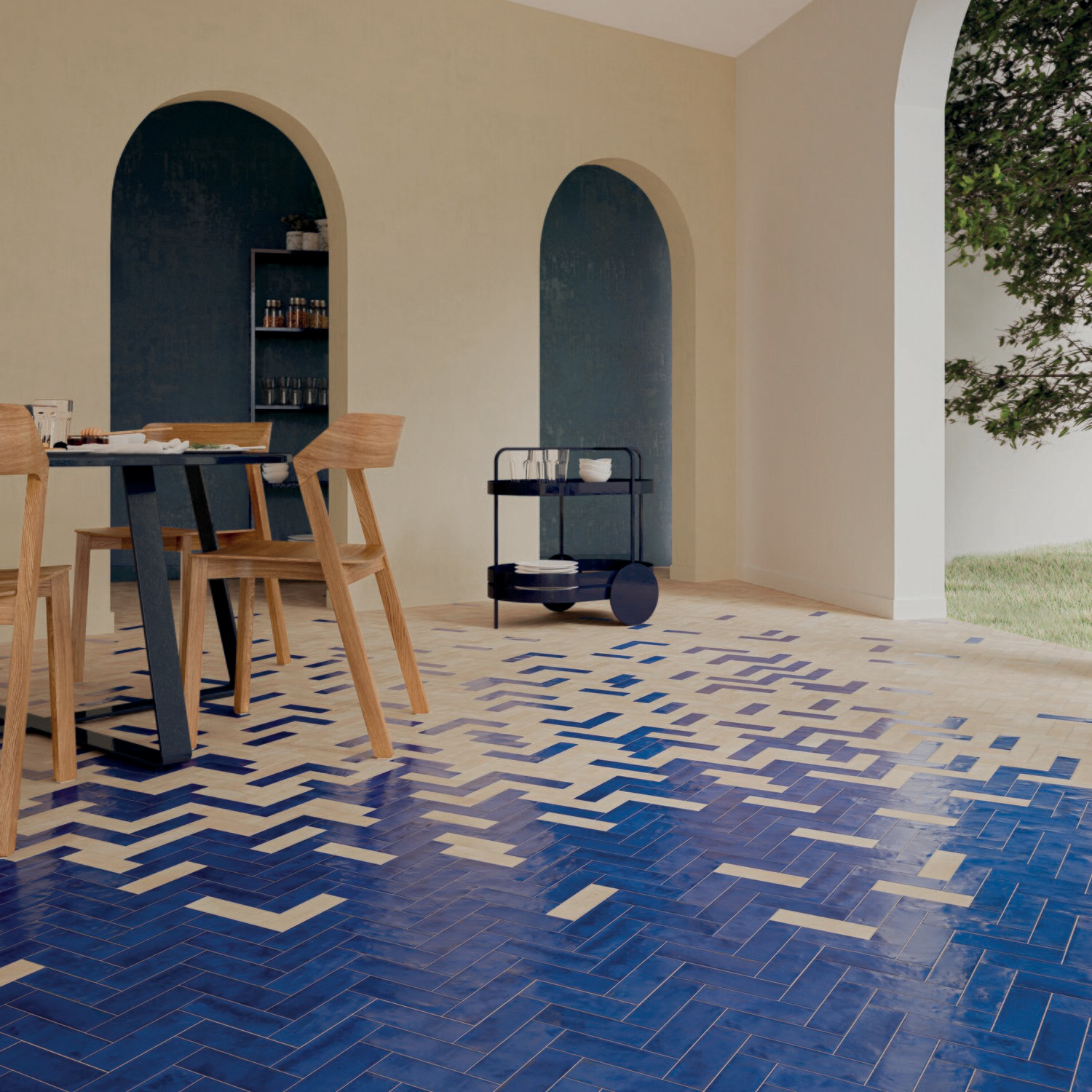 Morocco Royal Blue Gloss Morocco Royal Blue Gloss