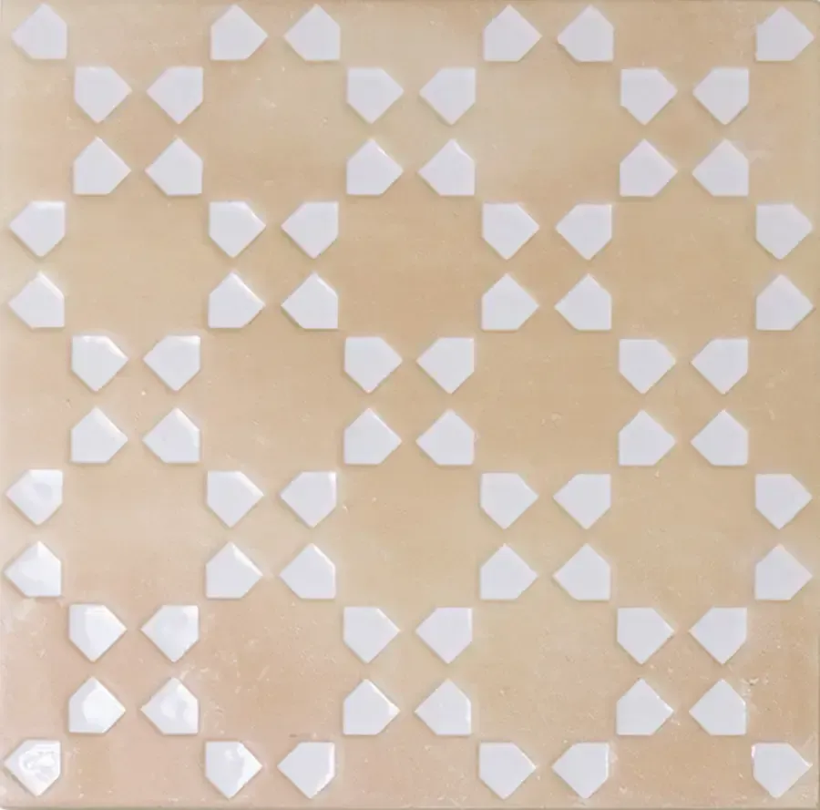 Morocco Décor Soft White Matt R10/Gloss