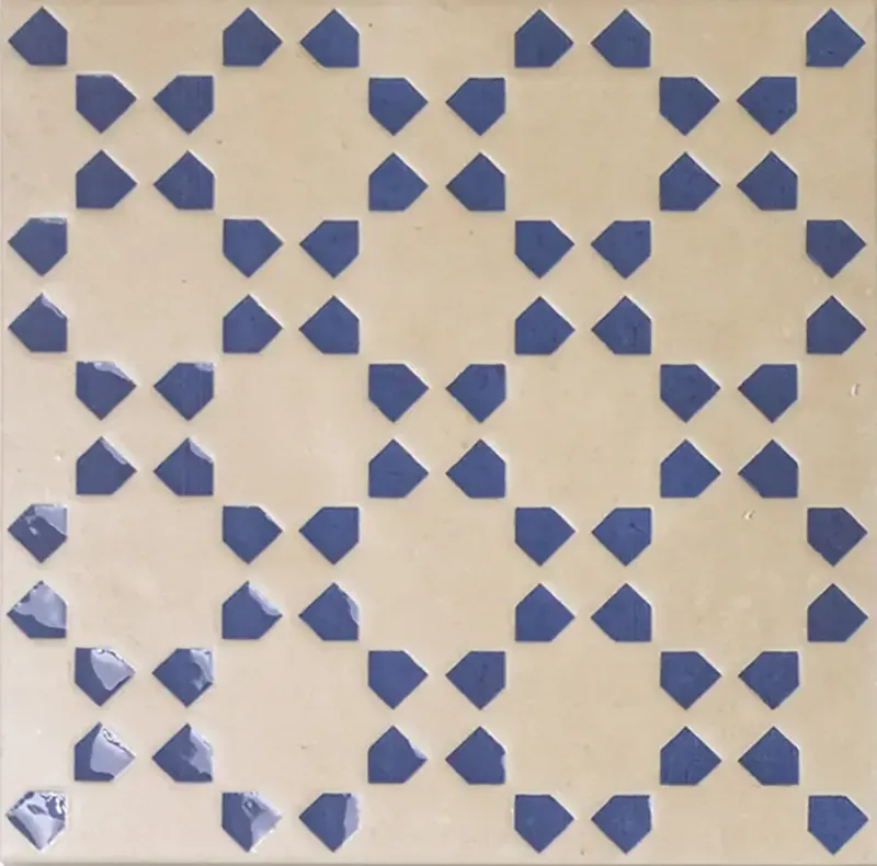 Morocco Décor Soft Royal Blue Matt R10/Gloss PTV36+