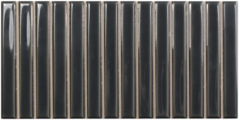 Colour Stix Coal black Ceramic Gloss 250x125mm