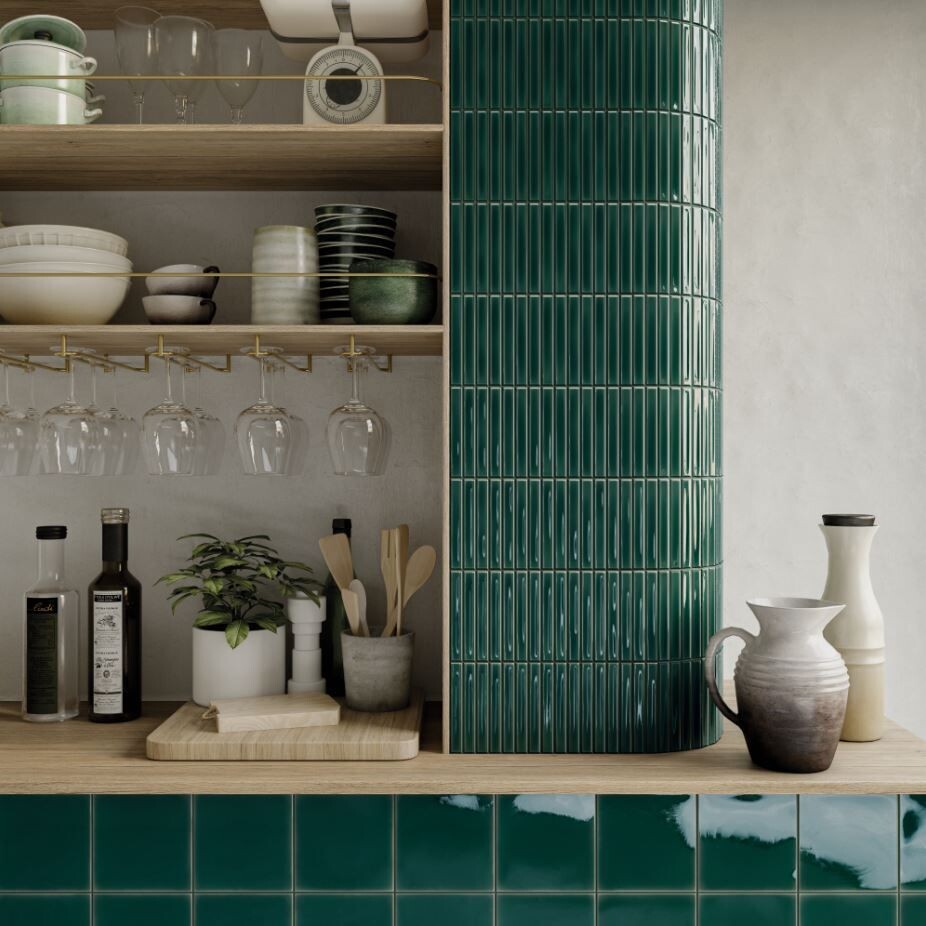 Colour Stix Emerald Green Ceramic Gloss 250x125mm