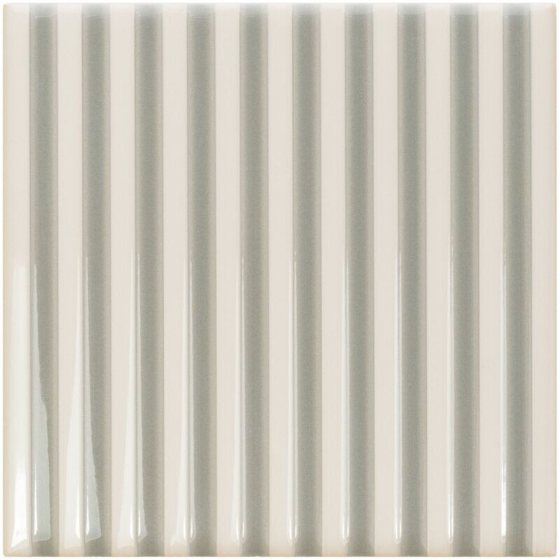 Kai Stripe Soft White Greenish-Grey