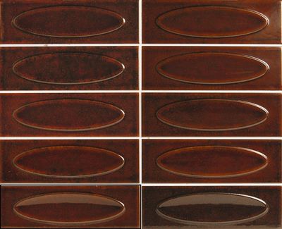Convex Brick Garnet 65x200