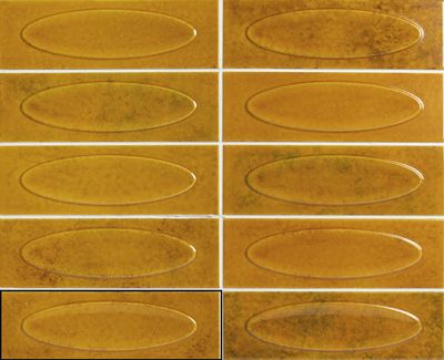 Convex Brick Amber 65x200