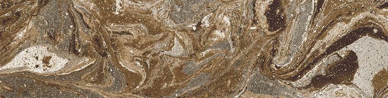 Swirl Brick Cacao Semi Polished 315x80mm