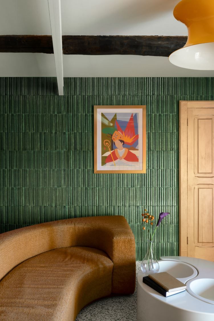 Salerno Verde  Fluted Gloss 240x60