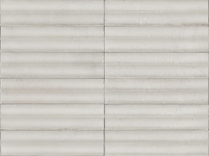 Salerno Off White Fluted Gloss 240x60