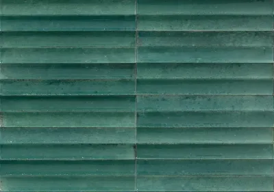 Salerno Emerald  Fluted Gloss 240x60