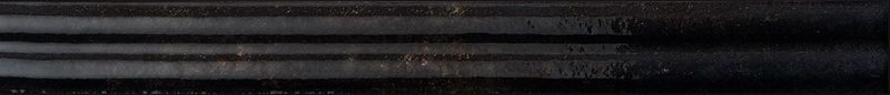 Brickslip Black Fluted Gloss
