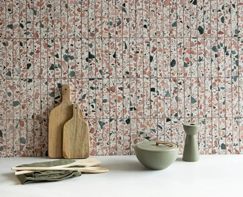 Kit Kat Terrazzo pink Speckle