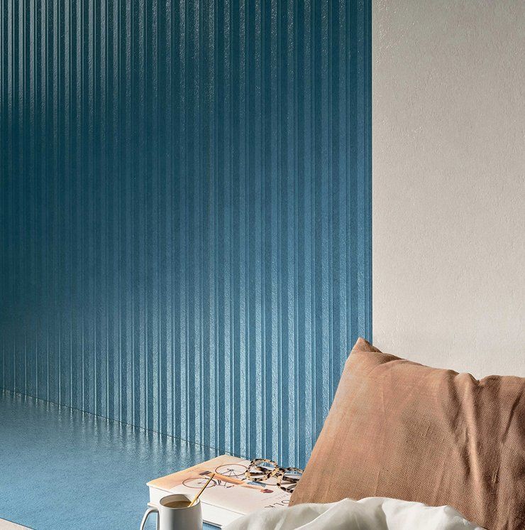 Bristol Fluted Blue Polished Bristol Fluted Blue Polished