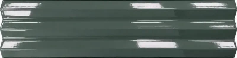 3D Arcade Ribbed Baltic blue Gloss