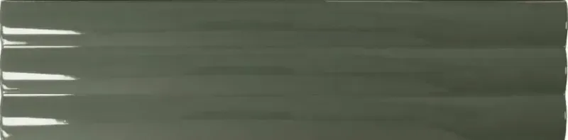 3D Arcade Reeded Olive Gloss