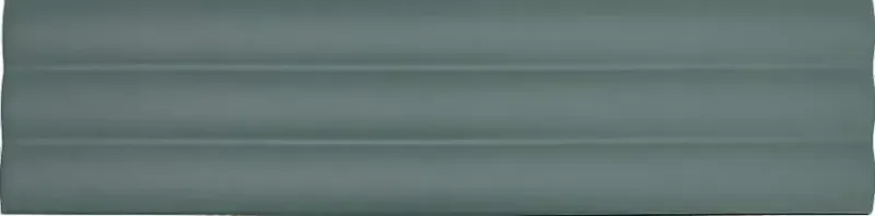 3D Arcade Reeded Baltic blue Matt