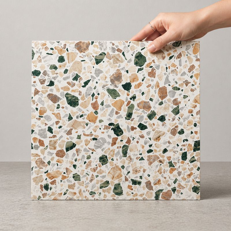 Lunark Multi Terrazzo White R10