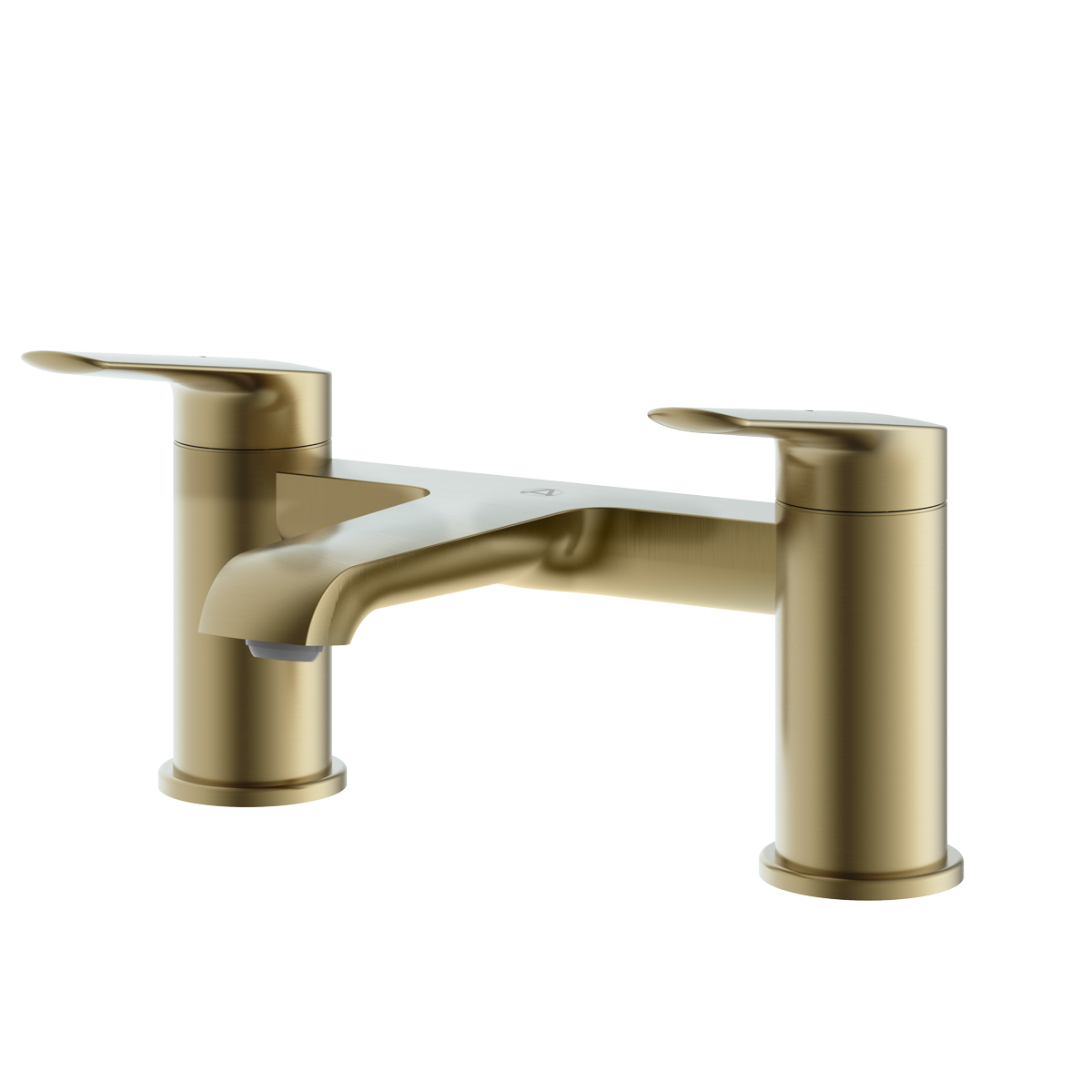 Haylo Deck Mounted Bath Filler Brushed brass