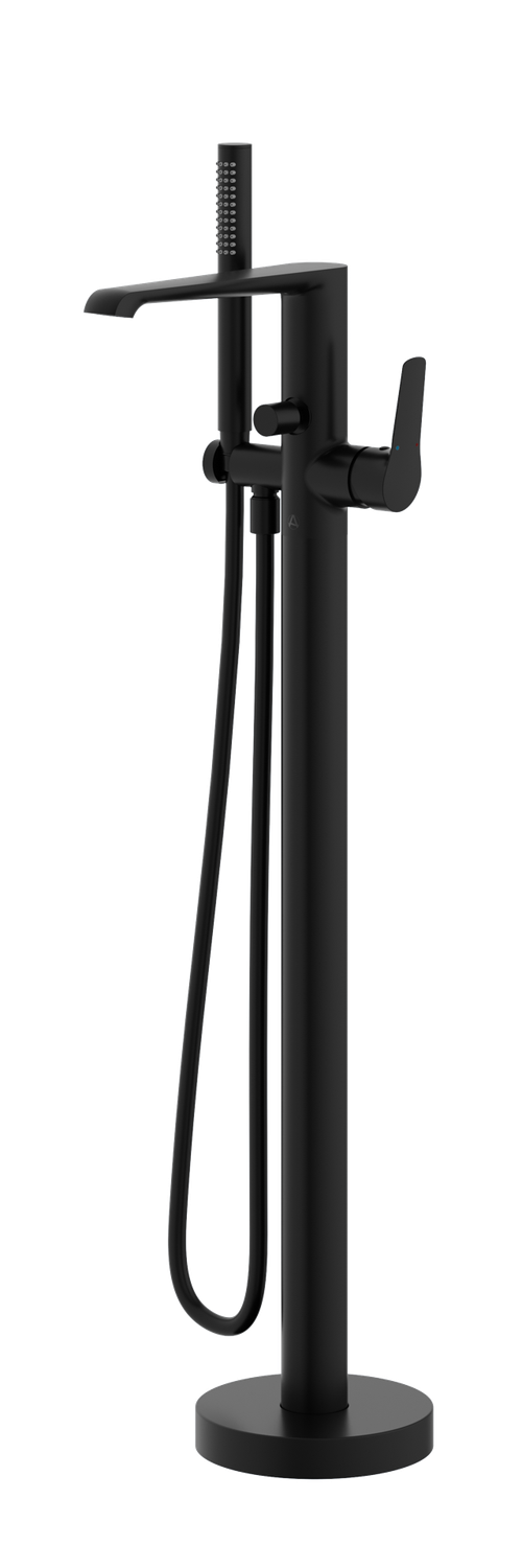 Haylo Freestanding Bath Shower Mixer Matt black
