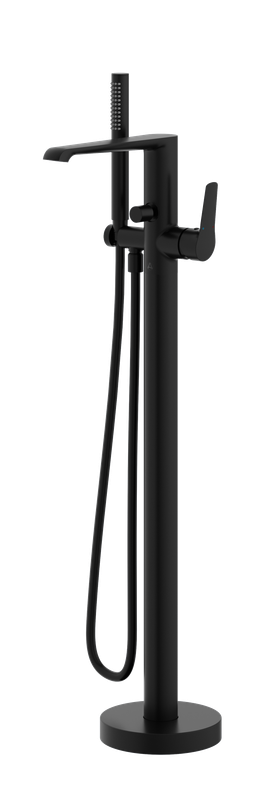 Haylo Freestanding Bath Shower Mixer Matt black