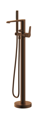 Haylo Freestanding Bath Shower Mixer Brushed bronze