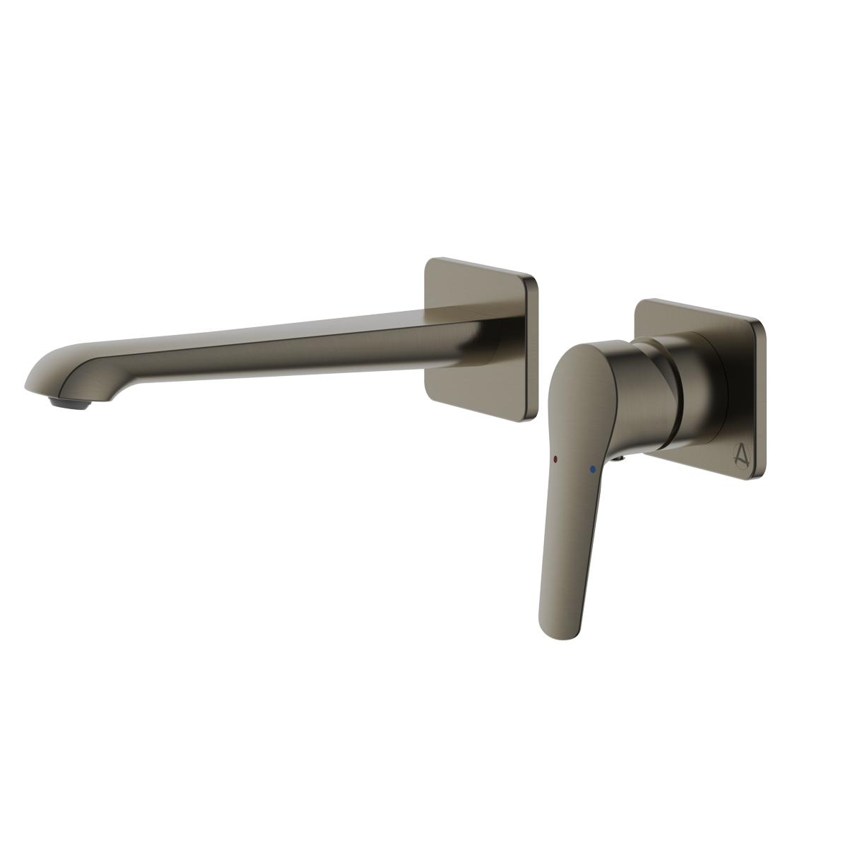 Haylo Wall Mounted Bath Filler Gunmetal grey
