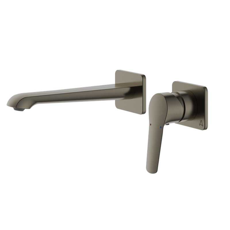 Haylo Wall Mounted Bath Filler Gunmetal grey