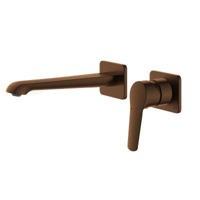 Haylo Wall Mounted Bath Filler Brushed bronze
