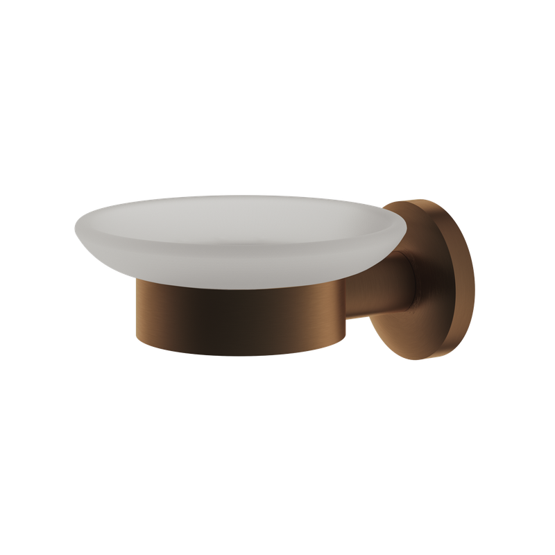 Haylo Soap Dish & Holder Brushed bronze
