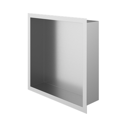 Haylo Square Recessed Shelf Chrome