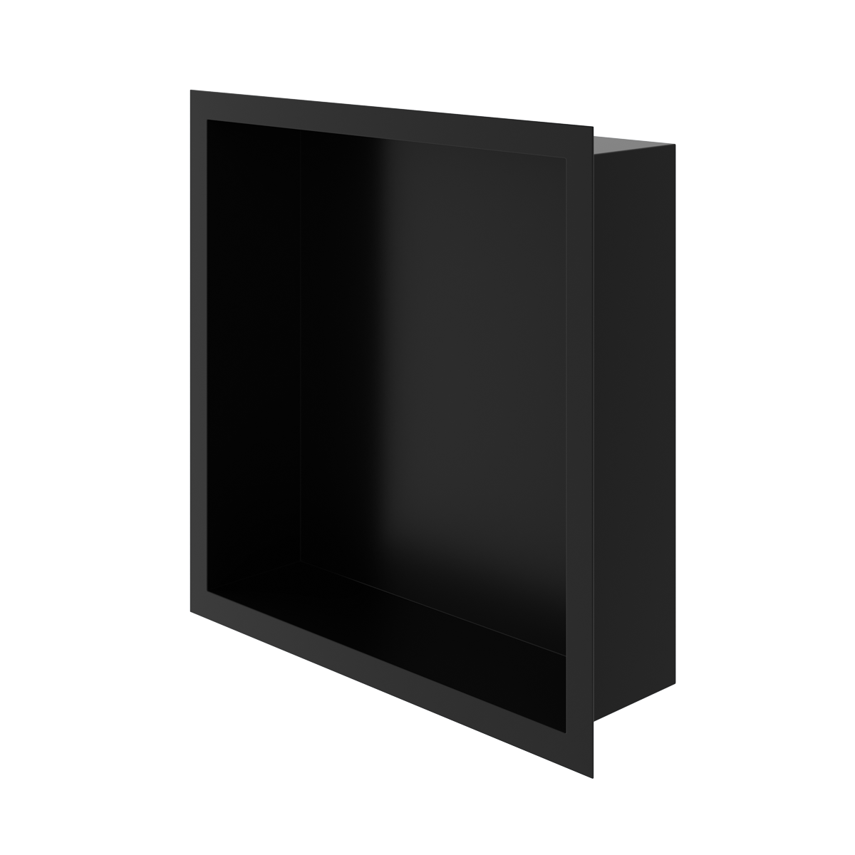 Haylo Square Recessed Shelf Matt black