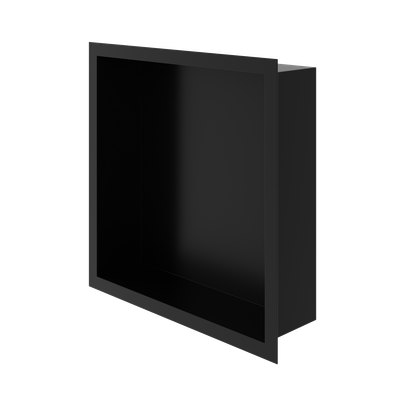 Haylo Square Recessed Shelf Matt black