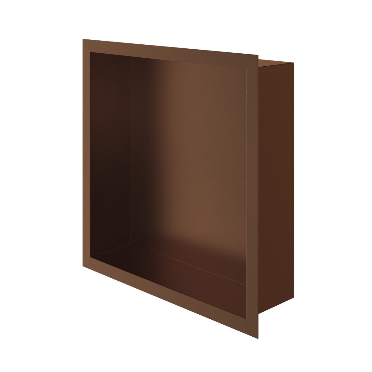 Haylo Square Recessed Shelf Brushed bronze