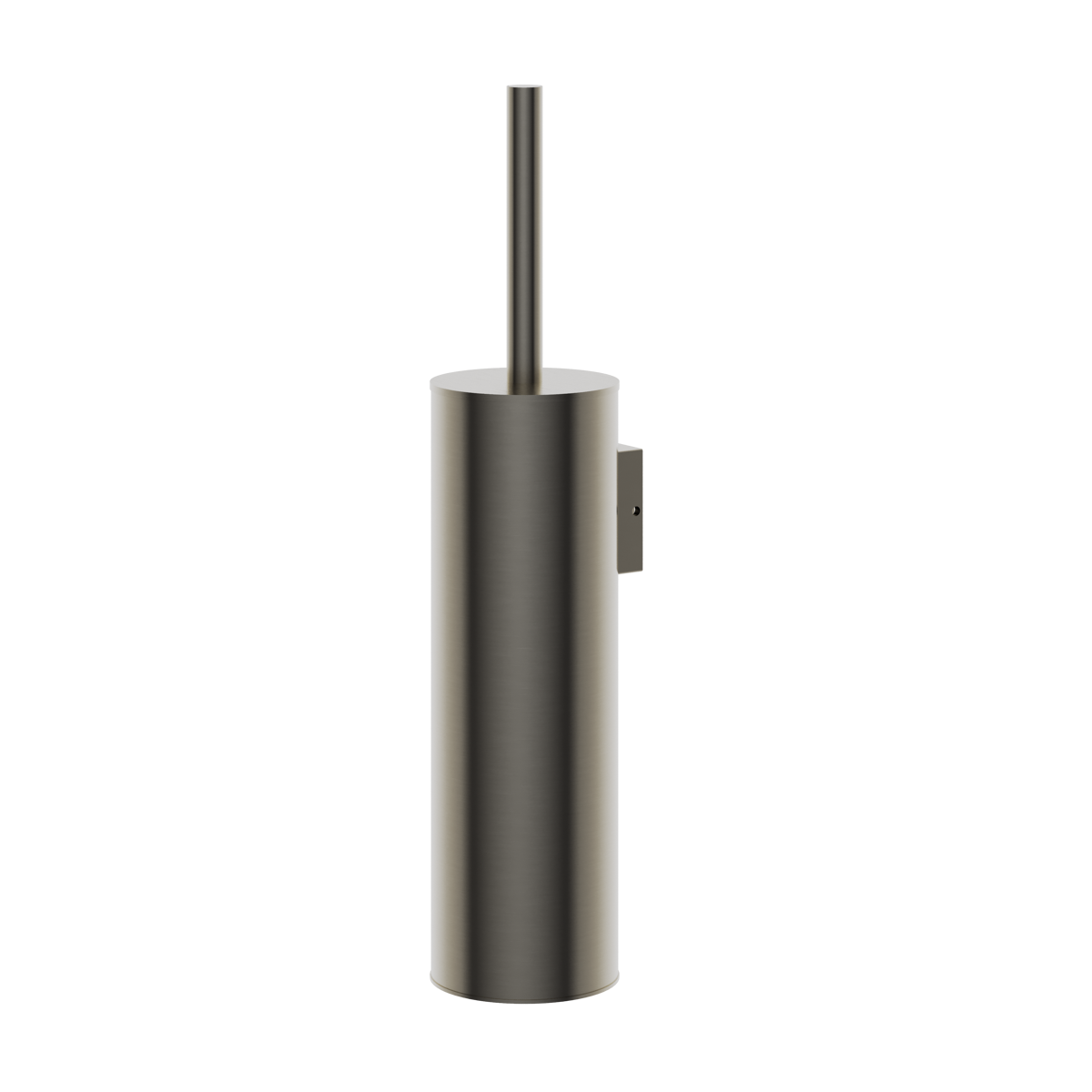 Haylo Wall Mounted Toilet Brush & Holder Gunmetal grey