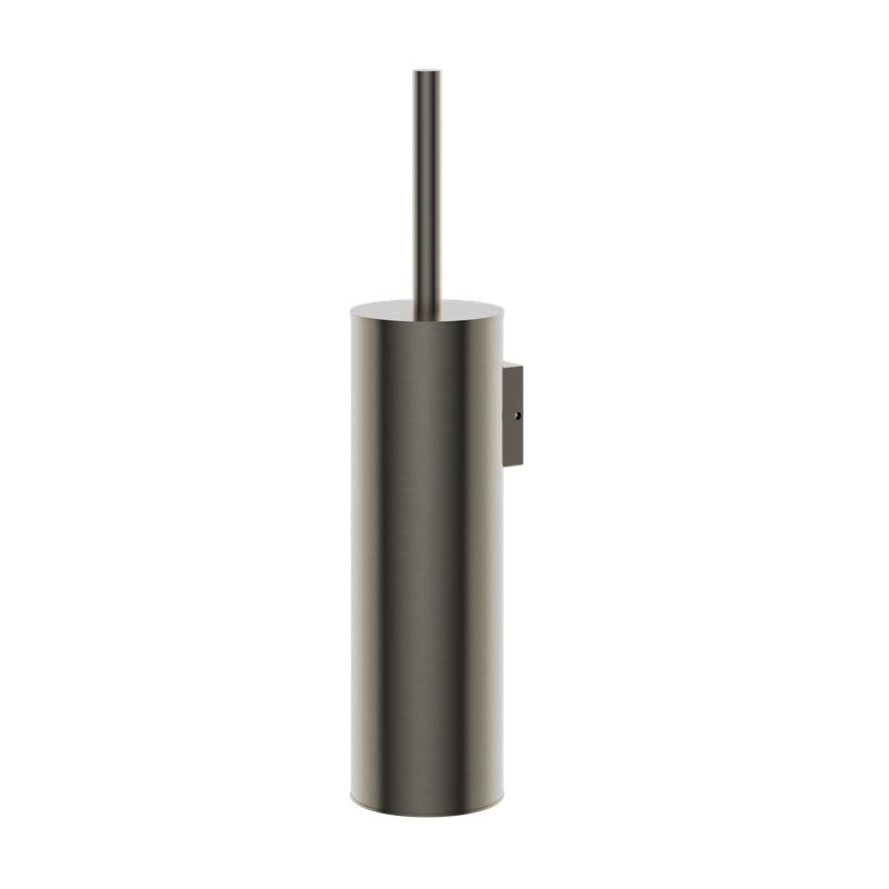 Haylo Wall Mounted Toilet Brush & Holder Gunmetal grey