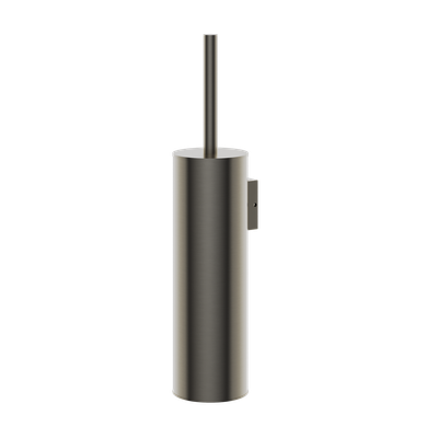 Haylo Wall Mounted Toilet Brush & Holder Gunmetal grey