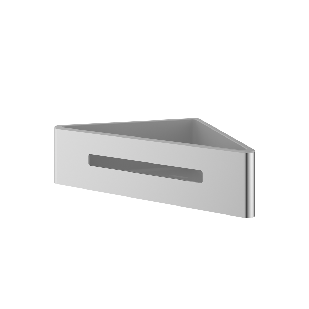 Haylo Corner Shower Basket Chrome